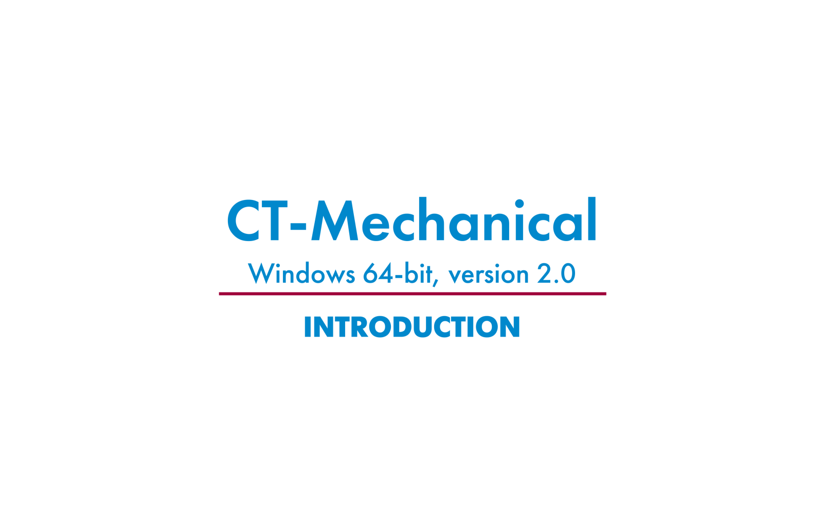 CT-Mechanical - Introduction (2:01)